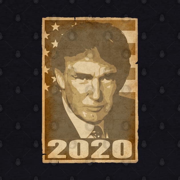 Donald Trump 2020 And Stripes by Nerd_art